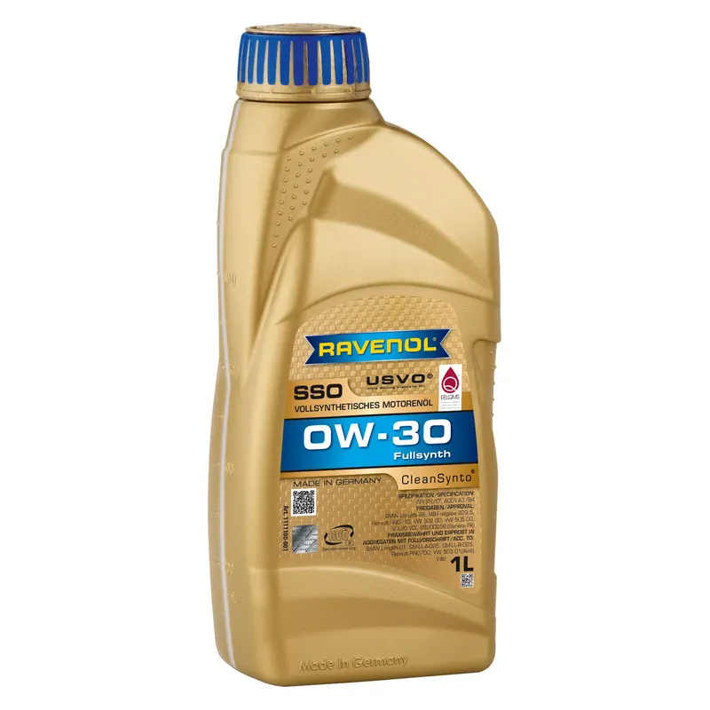 Моторное масло RAVENOL SSO 0W-30 (1 литр)