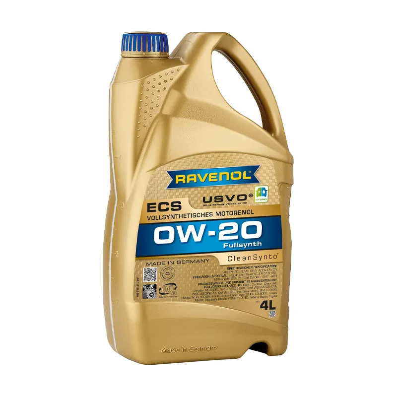 Моторное масло RAVENOL ECS EcoSynth 0W-20 (4 литра)