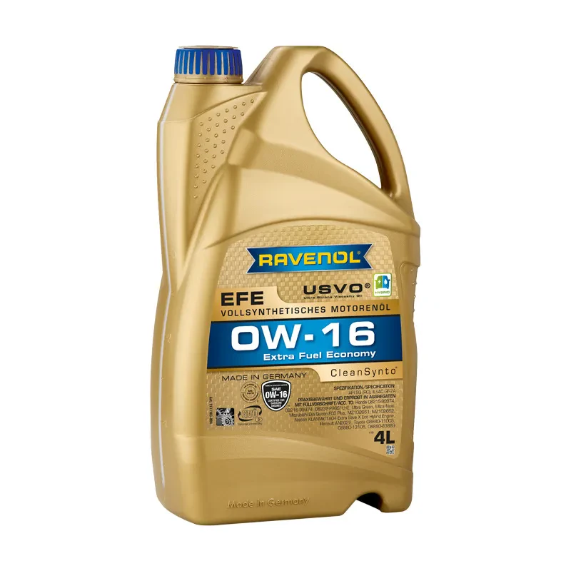 Моторное масло RAVENOL EFE 0W-16 (4 литра)