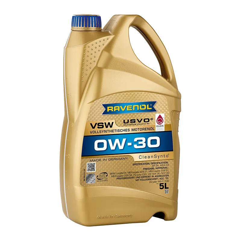 Моторное масло RAVENOL VSW 0W-30 (5 литров)