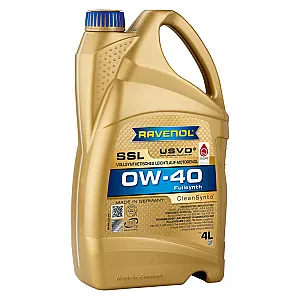 Моторное масло RAVENOL SUPER SYNTHETIK OIL SSL SAE 0W-40 (4 литра)
