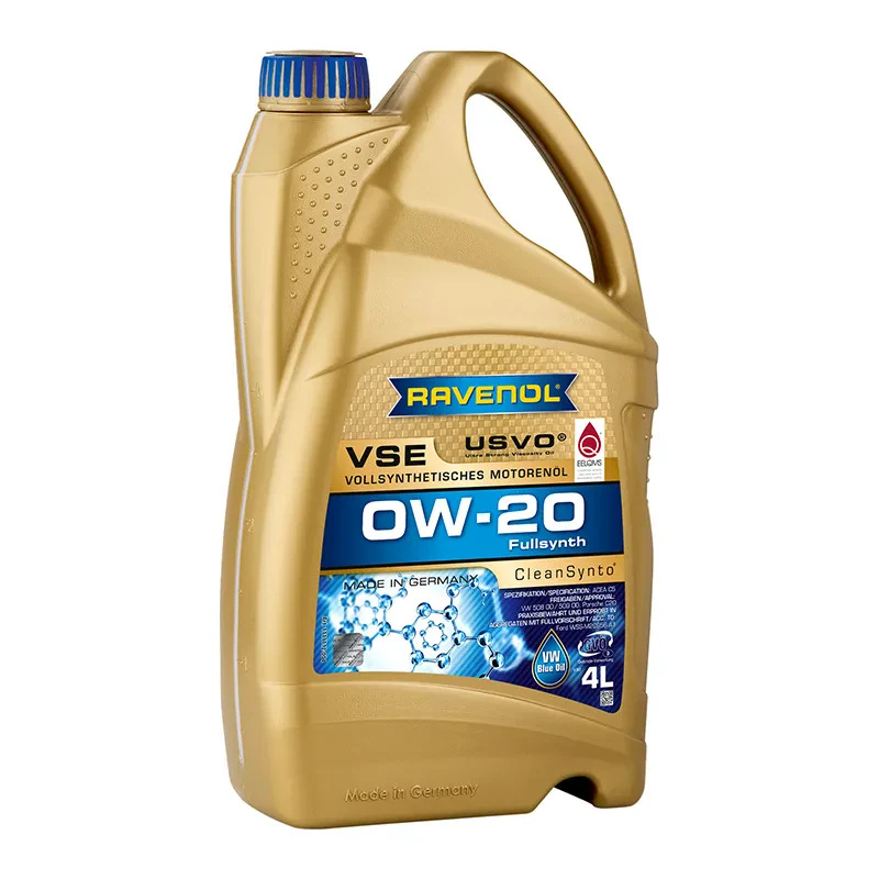 Моторное масло RAVENOL VSE 0W-20 (4 литра)