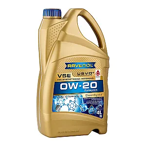 Моторное масло RAVENOL VSE 0W-20 (4 литра)