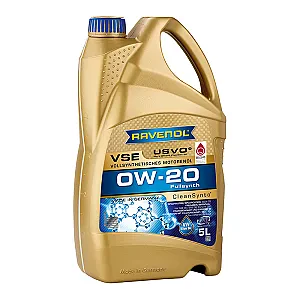 Моторное масло RAVENOL VSE 0W-20 (5 литров)