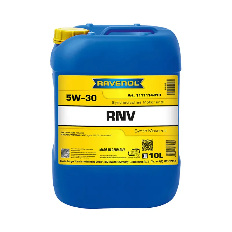 Моторное масло RAVENOL RNV 5W-30 (10 литров)