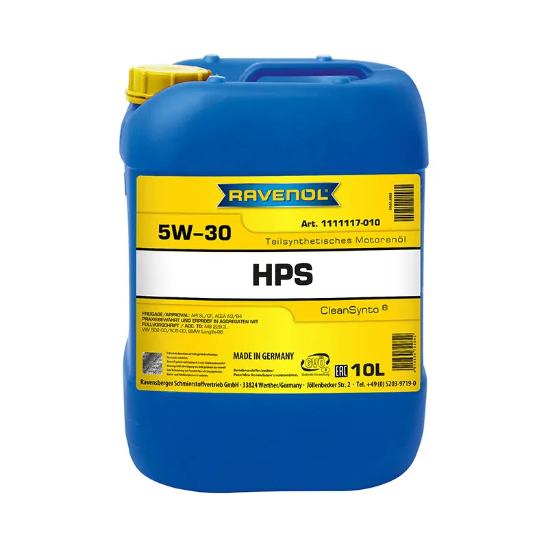 Моторное масло RAVENOL HPS 5W-30 (10 литров)