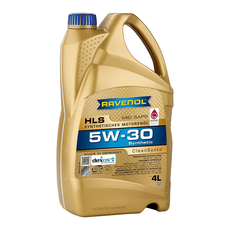 Моторное масло RAVENOL HLS 5W-30 (4 литра)