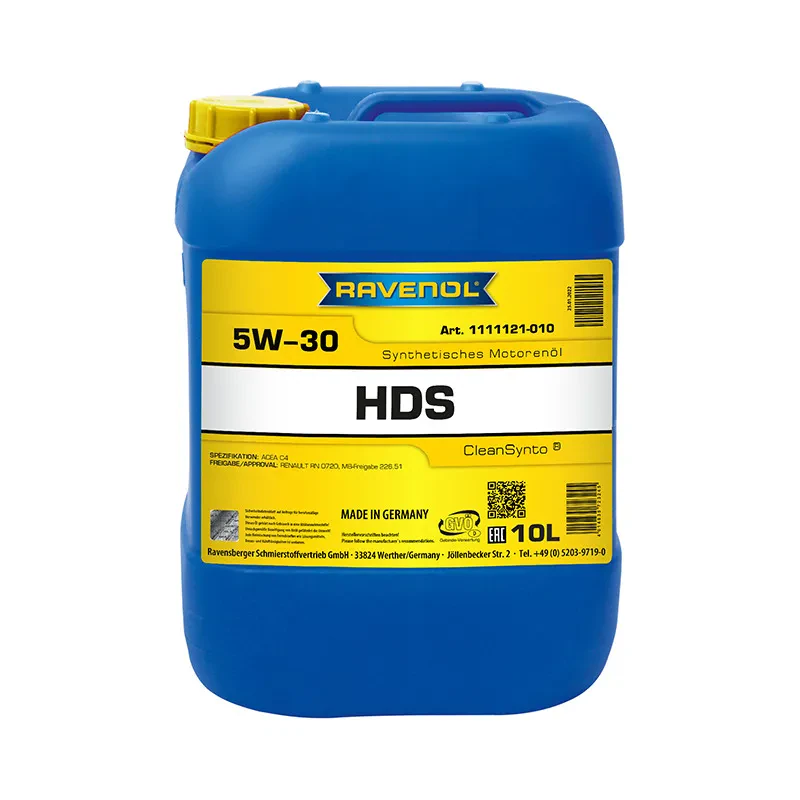 Моторное масло RAVENOL HDS Hydrocrack Diesel Specif 5W-30 (10 литров)