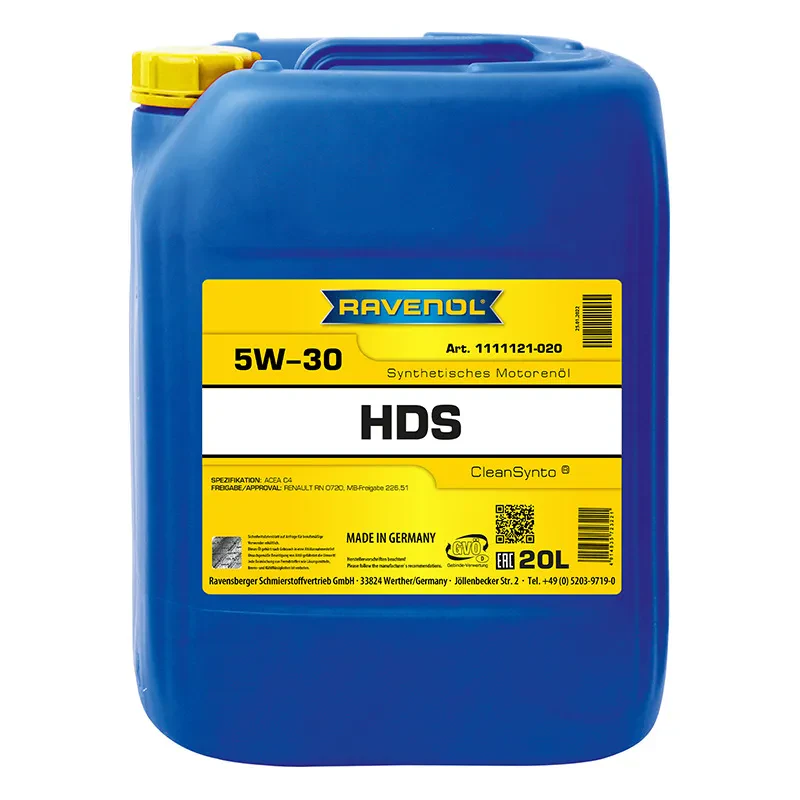 Моторное масло RAVENOL HDS Hydrocrack Diesel Specif 5W-30 (20 литров)