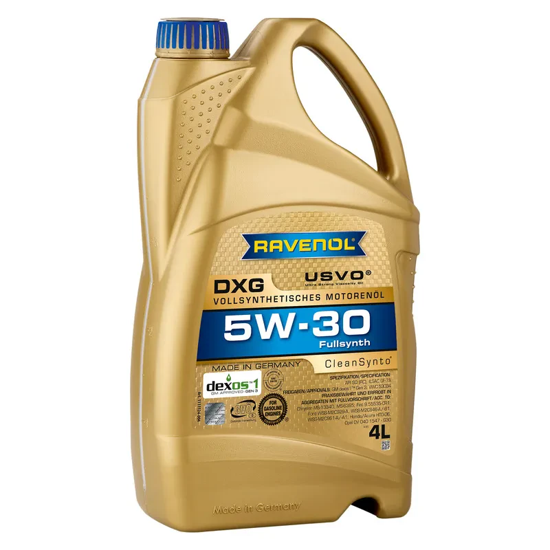Моторное масло RAVENOL DXG 5W-30 (4 литра)