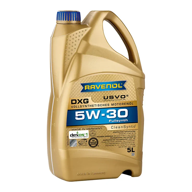 Моторное масло RAVENOL DXG 5W-30 (5 литров)
