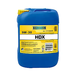 Моторное масло RAVENOL HDX 5W-30 (10 литров)