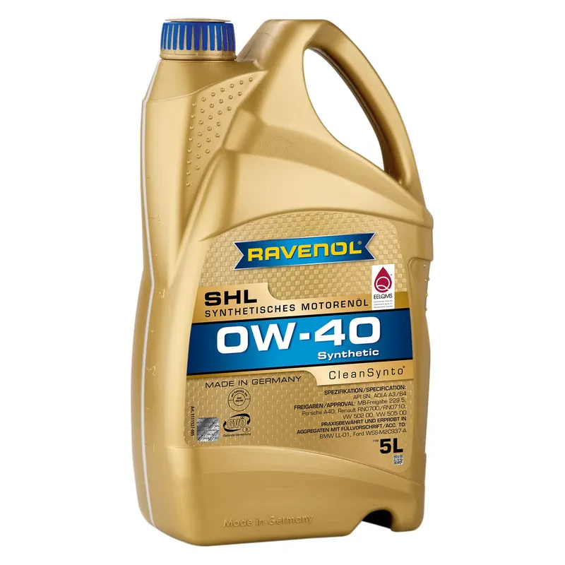 Моторное масло RAVENOL SHL 0W-40 (5 литров)