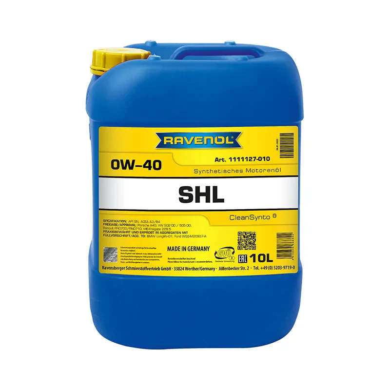 Моторное масло RAVENOL SHL 0W-40 (10 литров)
