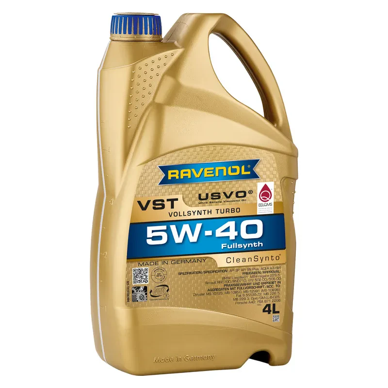 Моторное масло RAVENOL VST 5W-40 (4 литра)