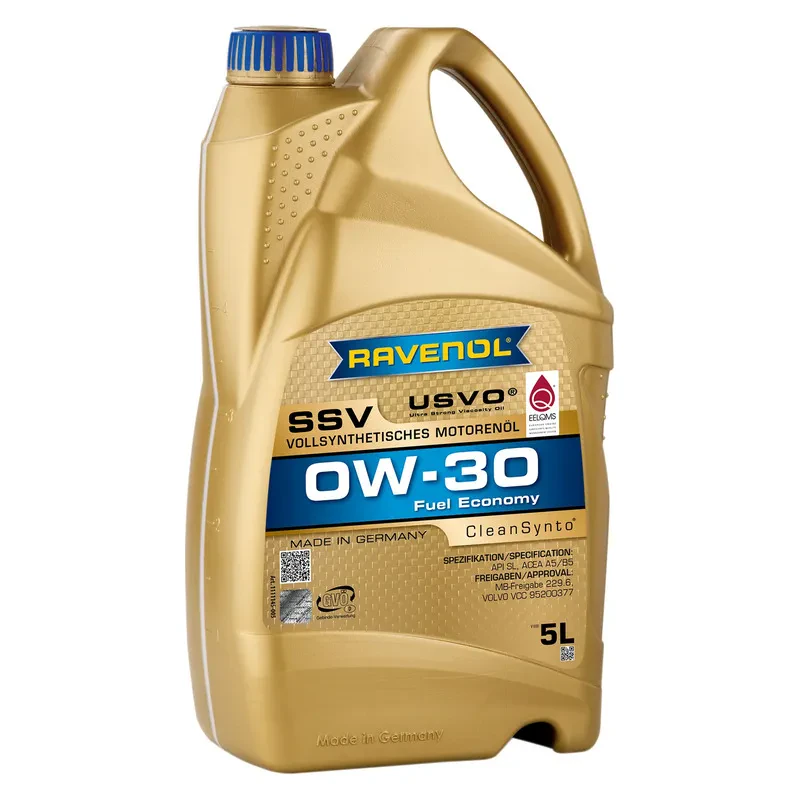 Моторное масло RAVENOL SSV Fuel Economy 0W-30 (5 литров)