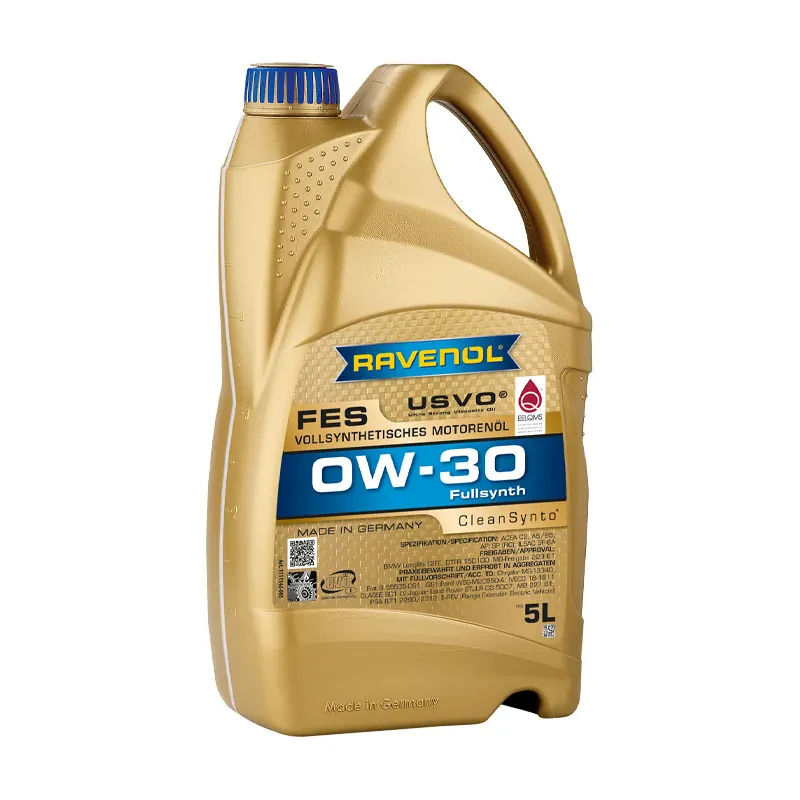 Моторное масло RAVENOL FES 0W-30 (5 литров)