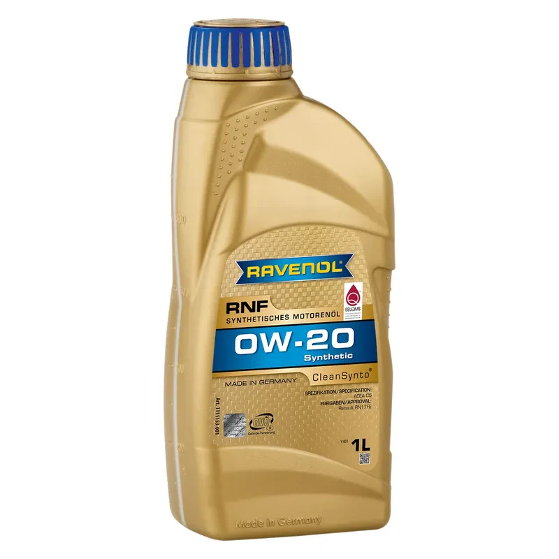 Моторное масло RAVENOL RNF 0W-20 (1 литр)