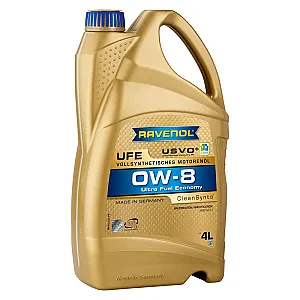 Моторное масло RAVENOL UFE Ultra Fuel Economy 0W-8 (4 литра)