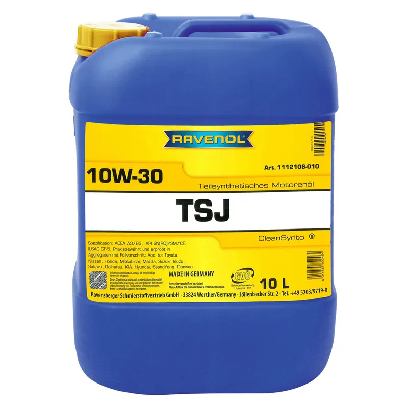 Моторное масло RAVENOL TSJ 10W-30 (10 литров)