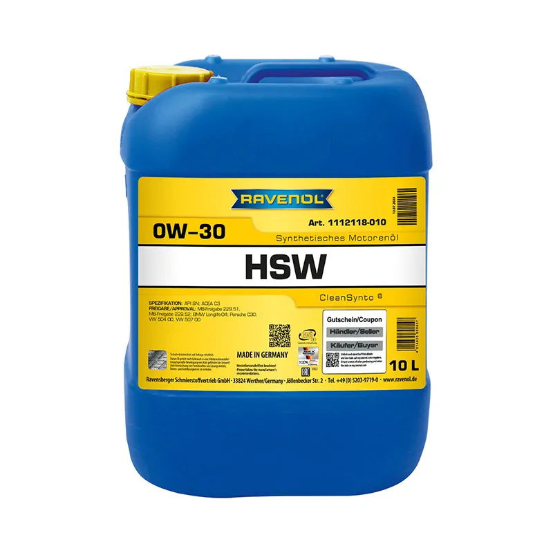 RAVENOL HSW 0W-30 (10 литров)