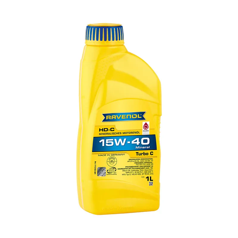 Моторное масло RAVENOL Turbo-C HD-C 15W-40 (1 литр)