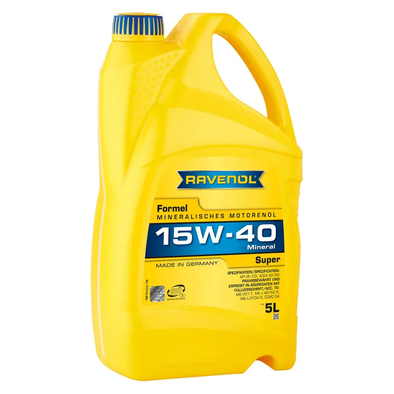 Моторное масло RAVENOL Formel Super 15W-40 SF-CD (5 литров)