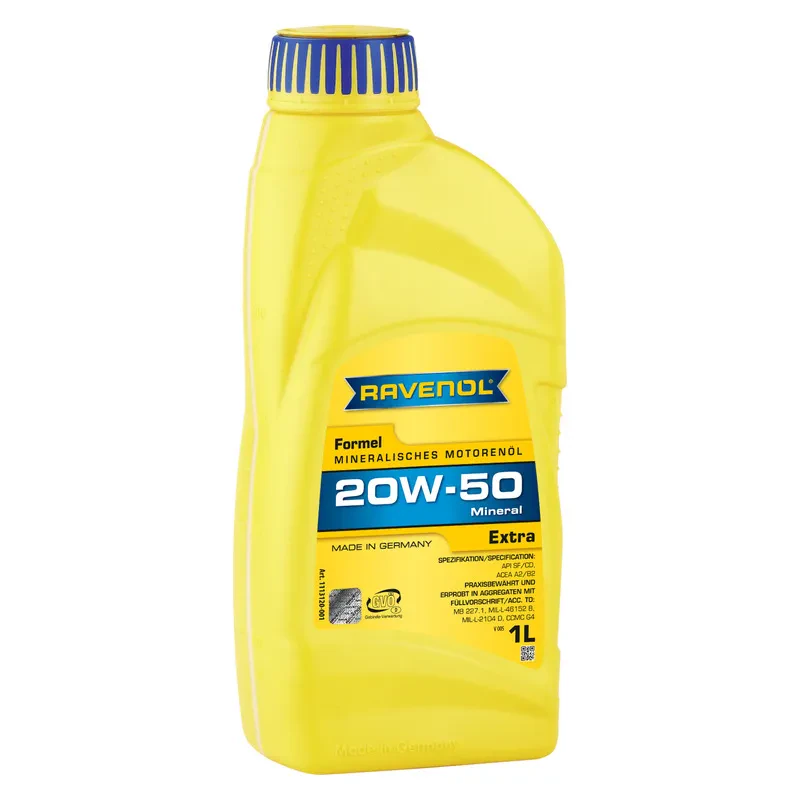 Моторное масло RAVENOL Formel Extra 20W-50 SF-CD (1 литр)