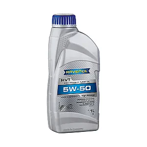 Моторное масло RAVENOL HVT 5W-50 для автомобилей с большим пробегом (1 литр)