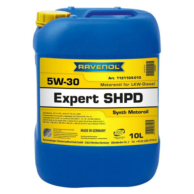 Моторное масло RAVENOL Expert SHPD 5W-30 (10 литров)