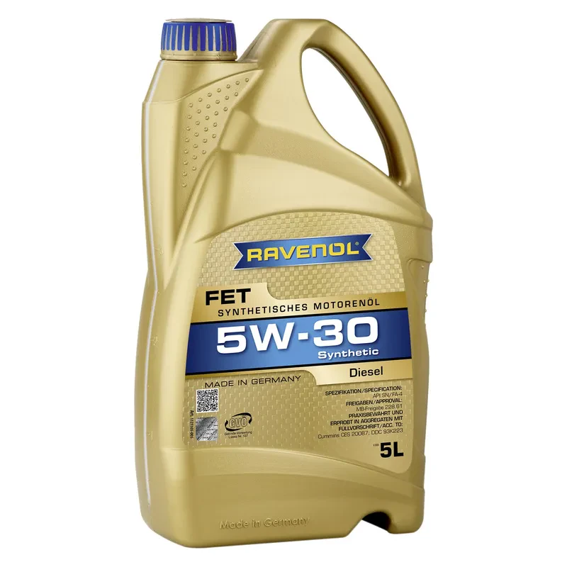 Моторное масло RAVENOL FET 5W-30 (5 литров)