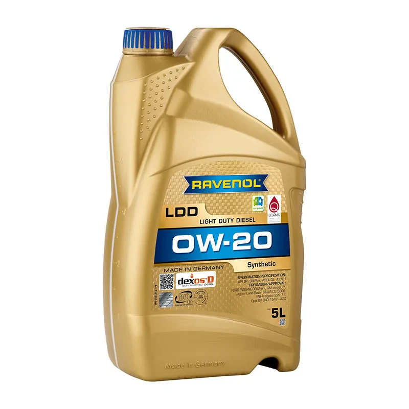 Моторное масло RAVENOL LDD Light Duty Diesel 0W-20 (5 литров)