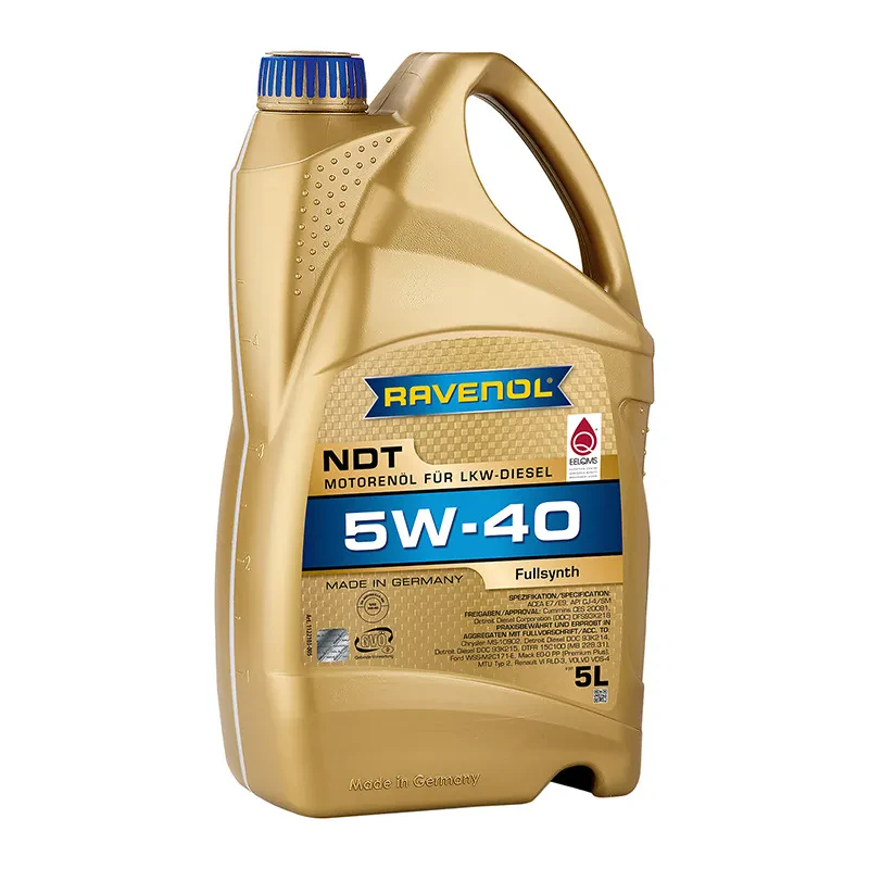 Моторное масло RAVENOL NDT 5W-40 (5 литров)