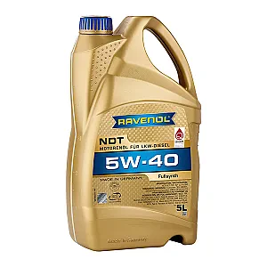 Моторное масло RAVENOL NDT 5W-40 (5 литров)