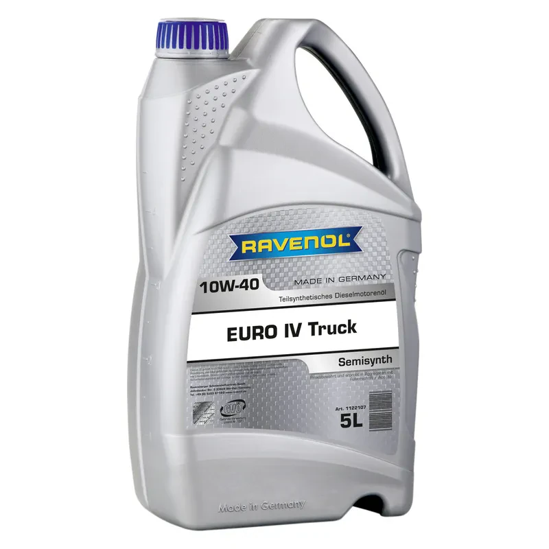 Моторное масло RAVENOL Euro IV Truck 10W-40 (5 литров)