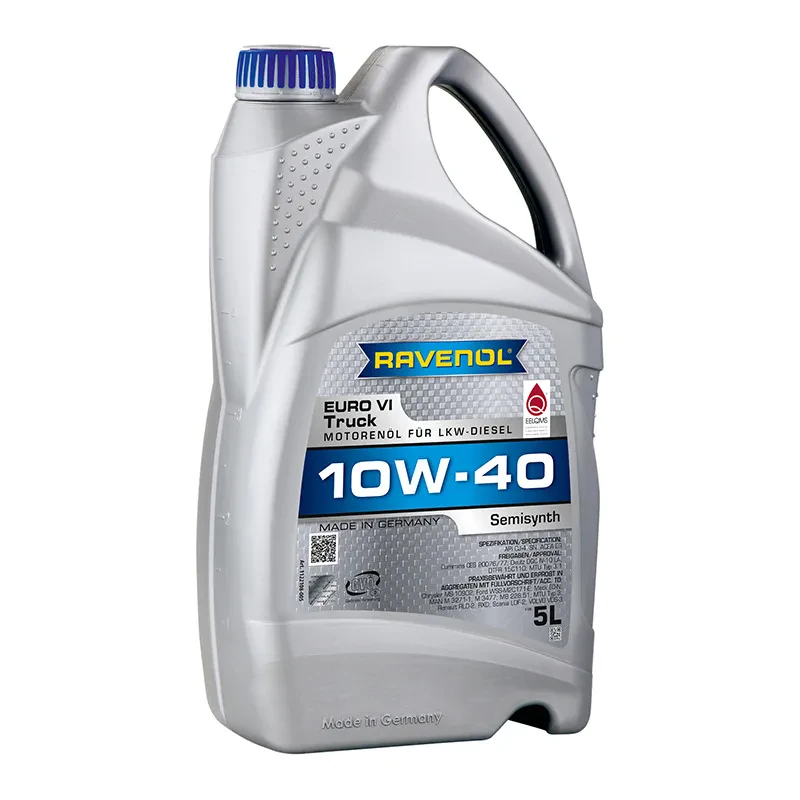 Моторное масло RAVENOL Euro VI Truck 10W-40 (5 литров)