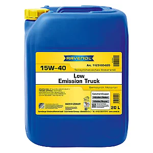 Моторное масло RAVENOL Low Emission Truck 15W-40 (20 литров)