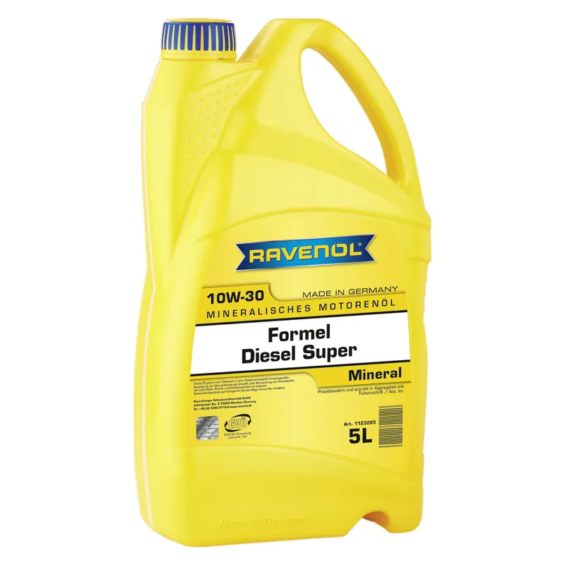 Моторное масло RAVENOL Formel Diesel Super 10W-30 (5 литров)