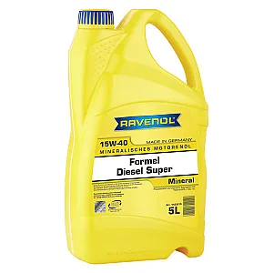 Моторное масло RAVENOL Formel Diesel Super 15W-40 (5 литров)