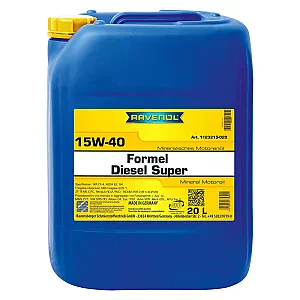 Моторное масло RAVENOL Formel Diesel Super 15W-40 (20 литров)