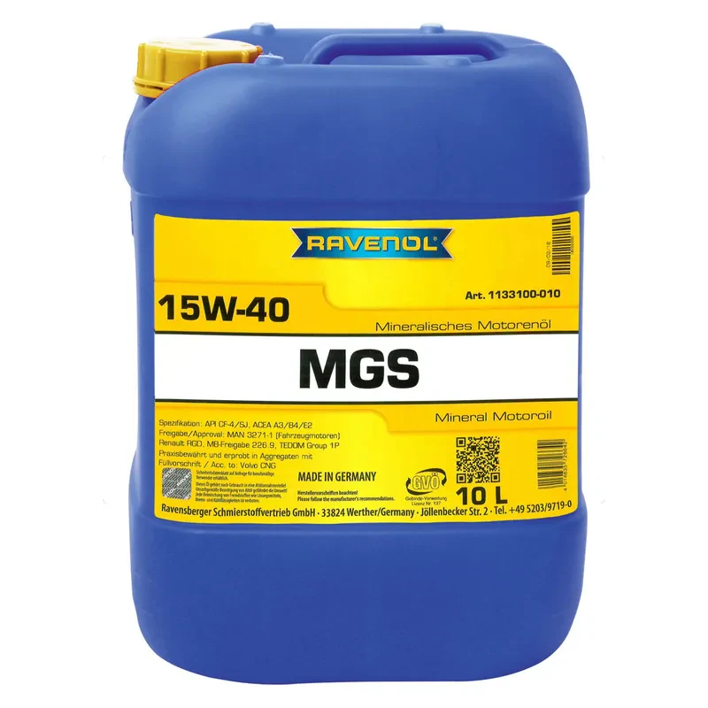 Моторное масло RAVENOL MGS 15W-40 (10 литров)