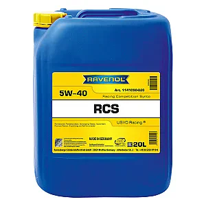 Моторное масло гоночное RAVENOL RCS Racing Competition Synto 5W-40 (20 литров)