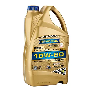 Моторное масло гоночное RAVENOL RSS Racing Sport Synto 10W-60 (5 литров)