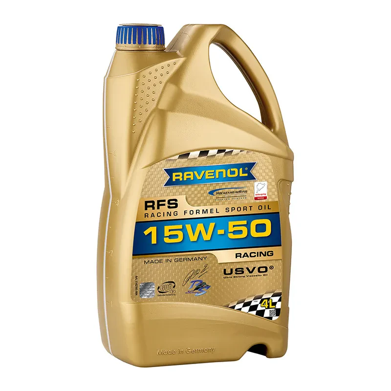 Моторное масло гоночное RAVENOL RFS Racing Formel Sport 15W-50 (4 литра)