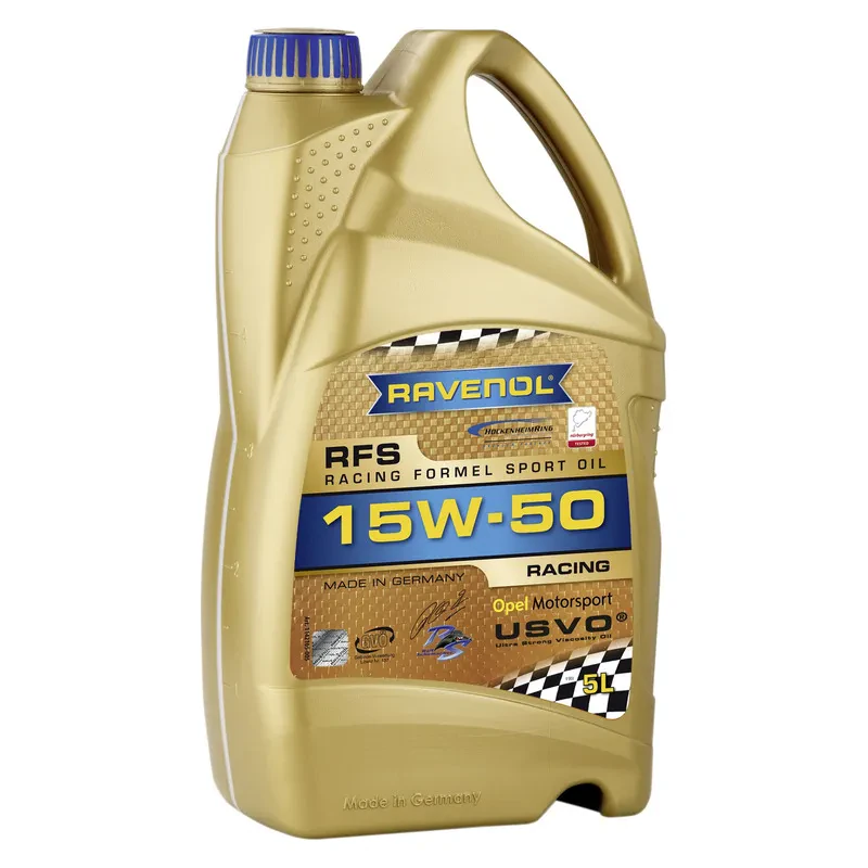 Моторное масло гоночное RAVENOL RFS Racing Formel Sport 15W-50 (5 литров)