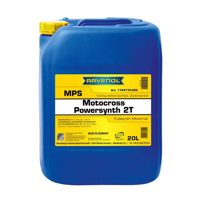 Моторное масло RAVENOL MPS Motocross Powersynth 2T (20 литров)