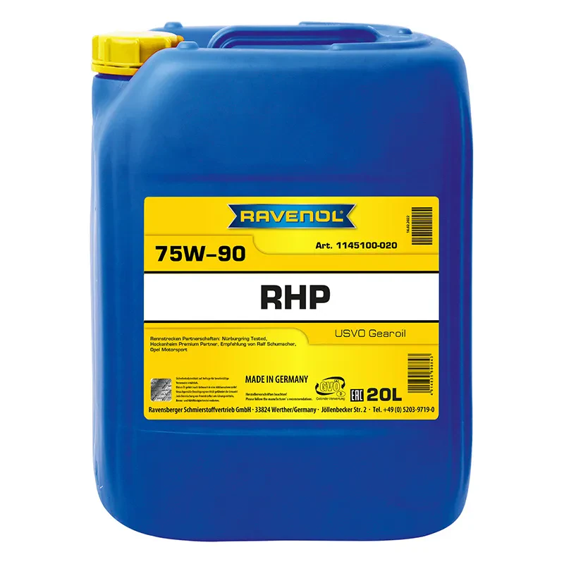 Трансмиссионное масло для автогонок RAVENOL RHP Racing High Performance 75W-90 (20 литров)