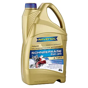 Масло для 4-T снегоуборочной техники RAVENOL Schneefraese 4-Takt 5W-30 (4 литра)