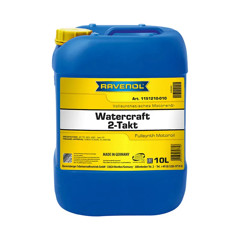 Моторное масло RAVENOL Watercraft Fullsynth 2T (10 литров)