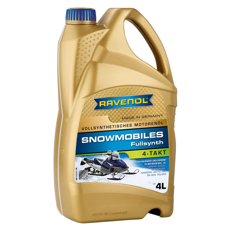 Масло для снегоходов RAVENOL Snowmobiles 4-Takt Fullsynth (4 литра)